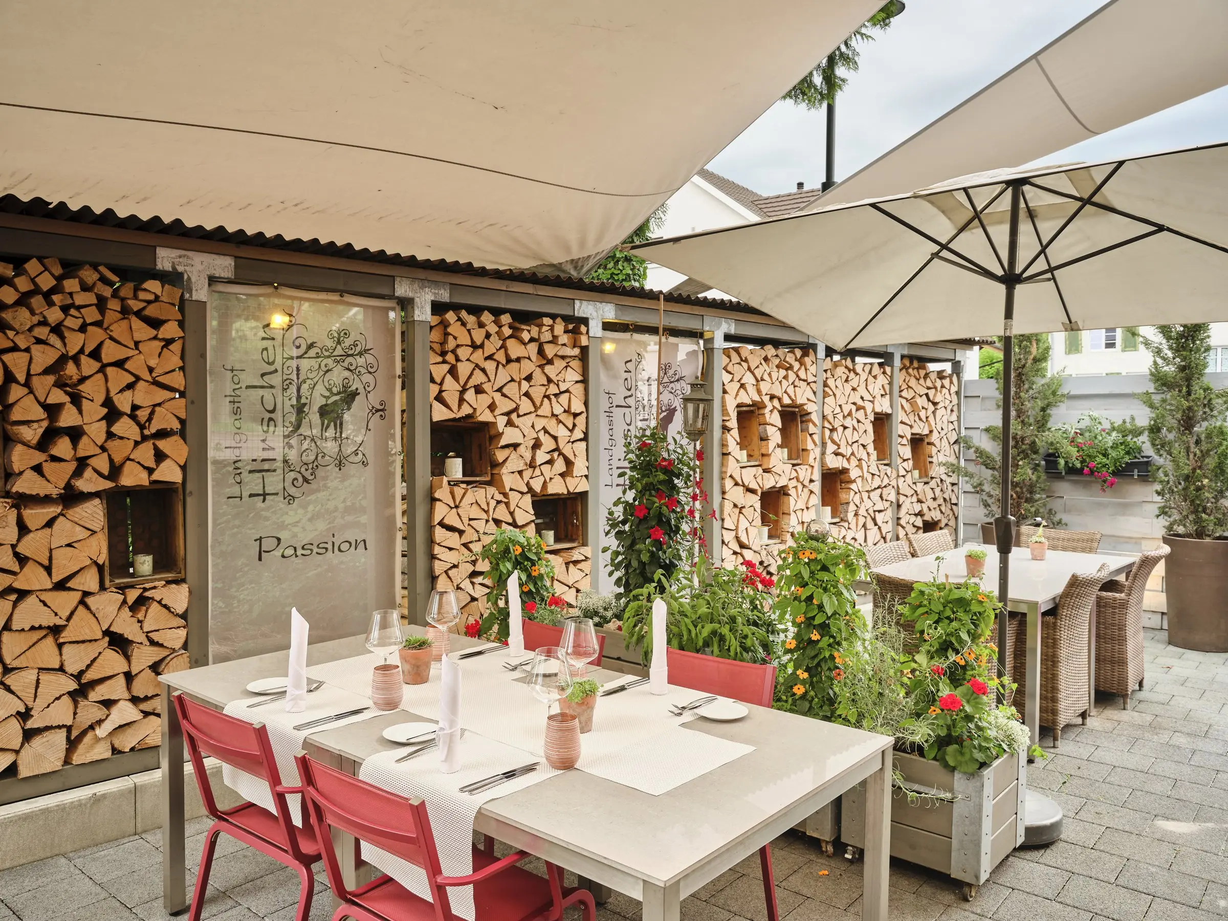 Terrasse Höfli im Landgasthof Hirschen